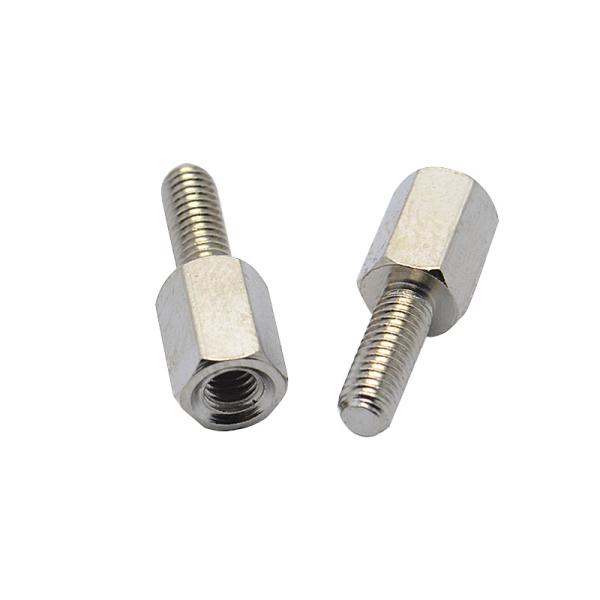 O suporte isolador M3x10.8 de aço inoxidável parafusa Nickelplated para o computador eletrônico