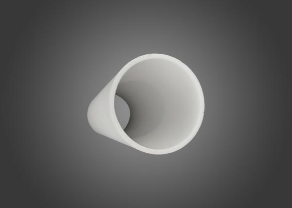 Heat Resistance Al2o3 95 99 99.5 99% Alumina Ceramic Furnace Tube Tube With Both Ends Open