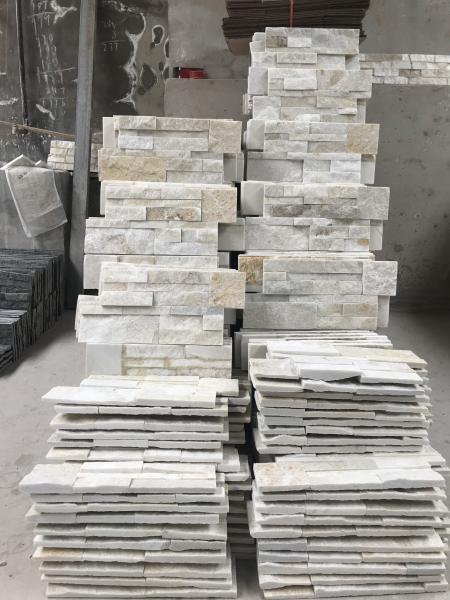 Rectangle Color White 15x60cm 6X24 Indoor Stone Veneer Panels