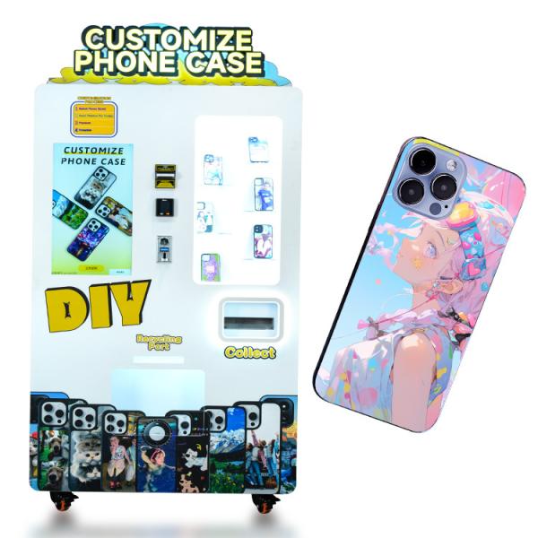 Customized Phone Case Vending Machine Accepts Cash Coins Credit Cards And QR Code Payments With 24/7 After-sales Service