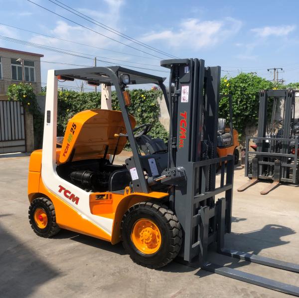 Original TCM25 TCM30 Diesel 3 Tons 2.5Ton Forklift Lifting Height 3m Secondhand Tcm Forklifts With Isuzu Engine