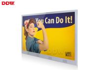 Exposição fixada na parede interna da propaganda do Lcd definição Wifi MP4 de uma altura de 55 polegadas