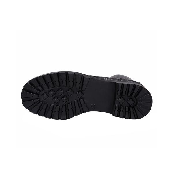 Oficial tático de couro gravado Police Duty Shoes das botas do combate da separação