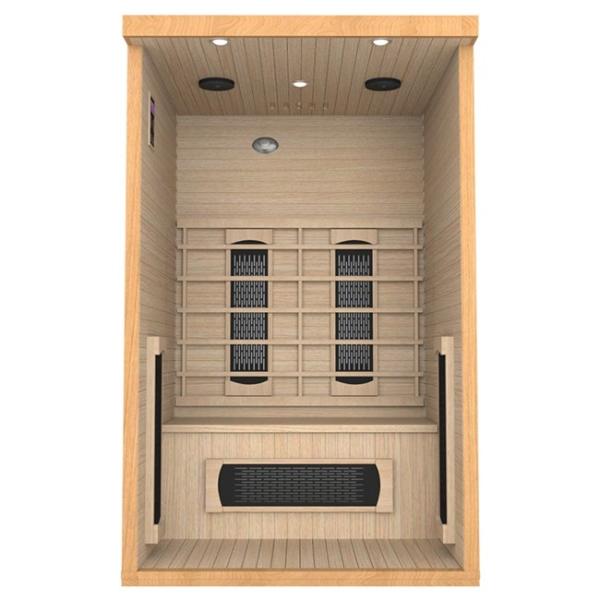 Red Cedar Wooden Pure Infrared Home Electric Sauna Room For Body Fitness