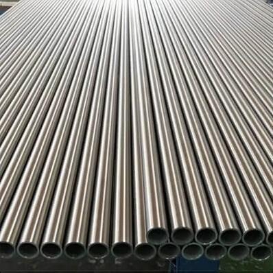 Welded Polished 304 Stainless Steel Tubing , Flat Surface Cold Rolled Steel Pipe
