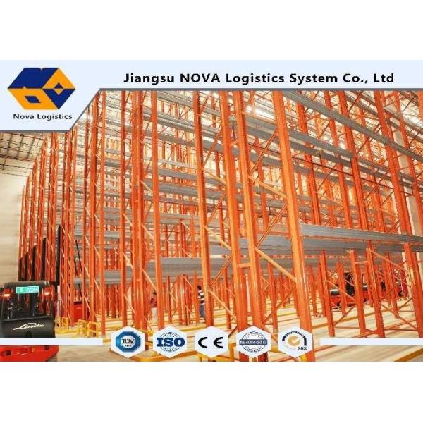 Industry Adjustable Pallet Warehouse Racking Powder Coated / Galvanization Finish