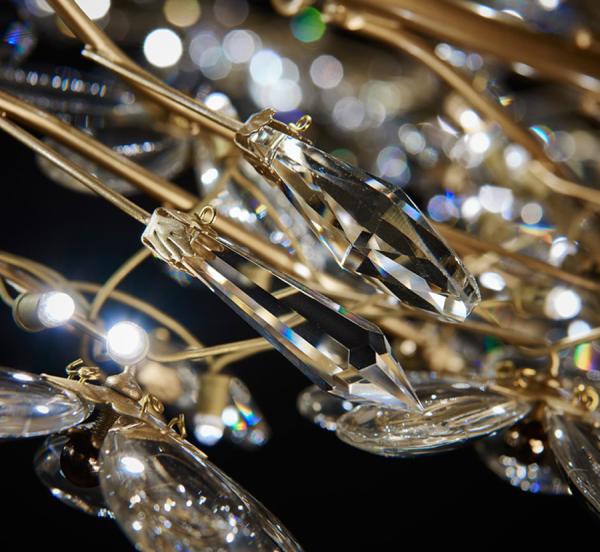 Crystal Chandelier LED Home Decor Lamp Round Flower Creative Design tree branch chandelier(WH-CY-232)