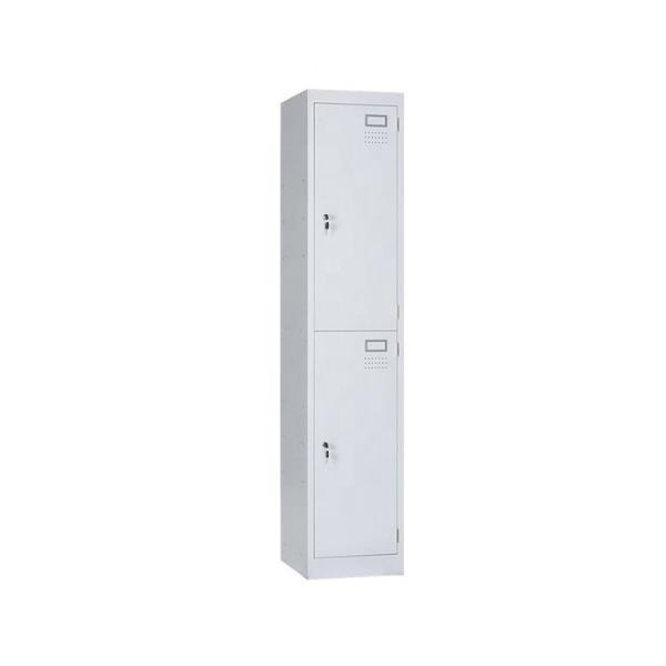 Steel furniture student storage clothes gym 2doors metal locker