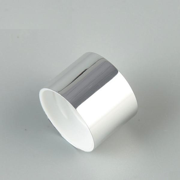FDA REACH Certified 24/410 Shiny Silver Metal Bottle Caps With PE Liner