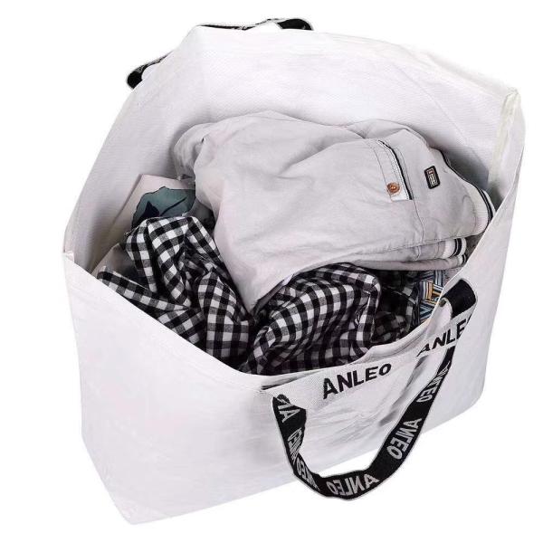 Full Color OEM Supermarkets 30cm AZO Free 100gsm RPET Bag