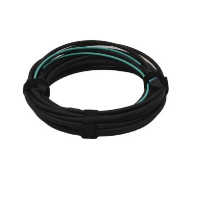 24 doubles câbles de tronc de gaine du noyau MPO MTP OM4 5.5MM avec la queue de 30cm