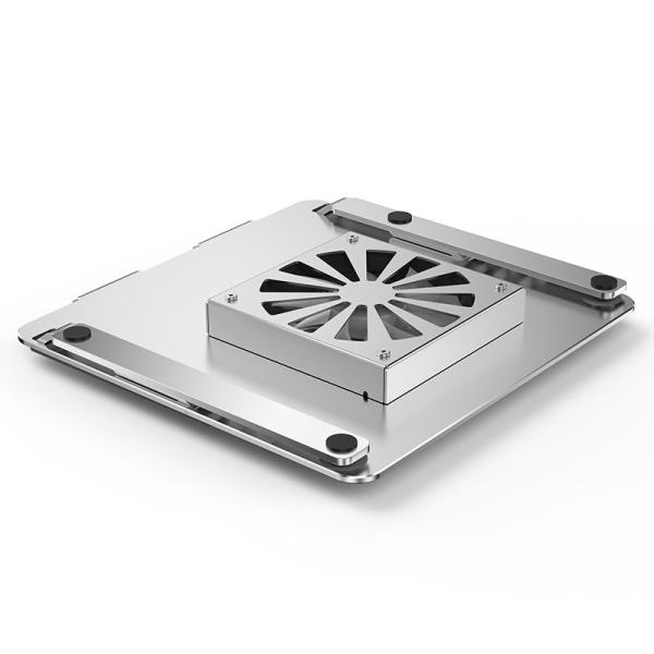 12025mm LED RGB Fan Aluminum Alloy Laptop Cooler Stand 12 Inch