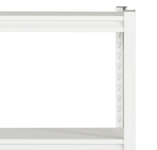 Light Duty Supermarket 4 Tiers Metal Storage Rack