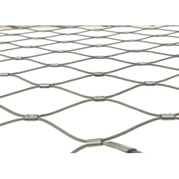 Transparent Inox Flexible Stainless Steel Cable Netting 2.4mm