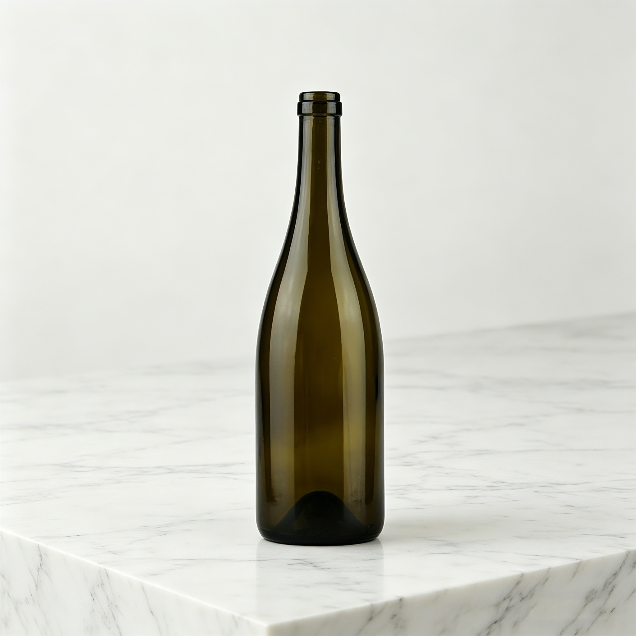 Prestige Glass Burgundy Wine Bottle 750ml Cork Top For Reserve Wine 600g 2745K