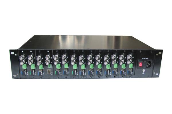 HD-SDI pcb card slots for 14 slots 1U rack chassis over fiber converter,SDI video card slots for fiber extender