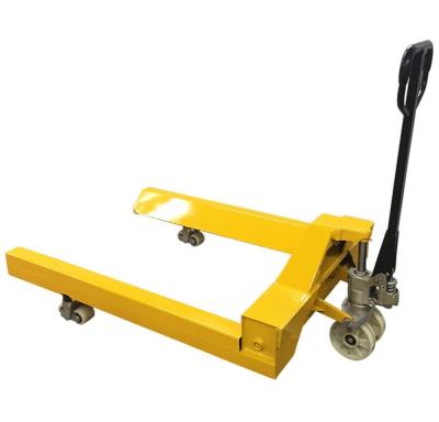 2000 Kg 2 Tons Manual Hand Pallet Truck For Handling And Transporting Cylindrical Loads
