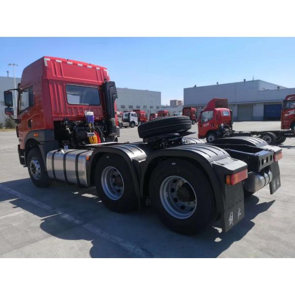 White Color 6X4 10 Wheelers Tractor Truck 371Hp Diesel Fuel Type Euro 3