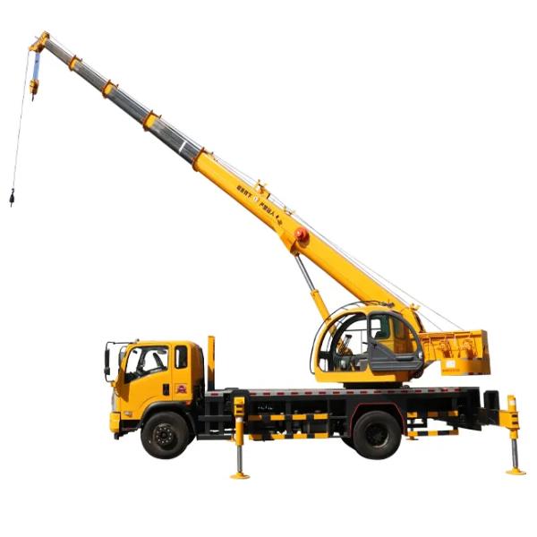 Used Truck Crane Lifting Machine with CHANGCHAI Engine and 2001-4000 Working Hours