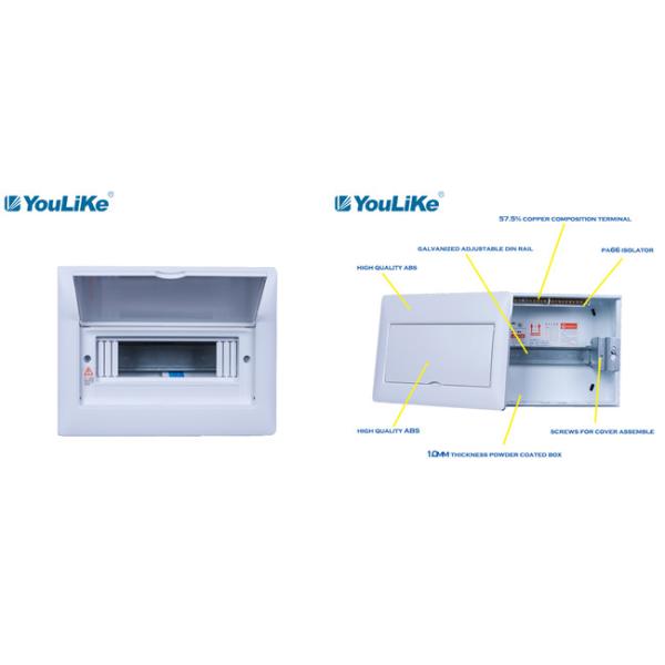 Поверхностная картина порошка коробки IP40 пути MCB установки 10 водоустойчивая