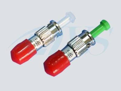 Único modo/atenuador multimodo da fibra óptica do ST com o punho do vermelho e do verde
