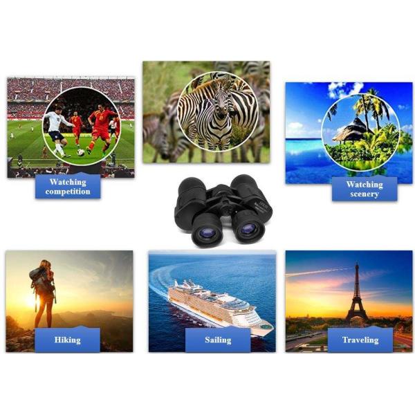 10x50 Compact Professional Binoculars Telescope For Adults Outdoor Actitives