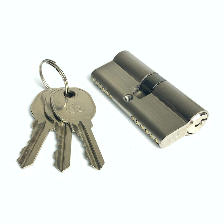 70mm Zinc Cylinder Lock Customized Double Side Cylinder Various Colors Available