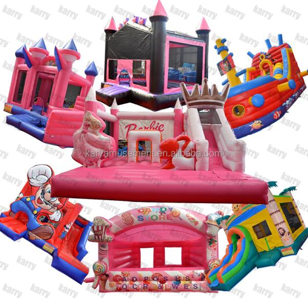 Certificate CE/EN71/EN14960 Approved Princess Trampoline Fun City for Active Playtime