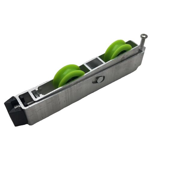 19mm and 22mm width Aluminum Housing Sliding Door Bottom Rollers Heavy Duty ODM