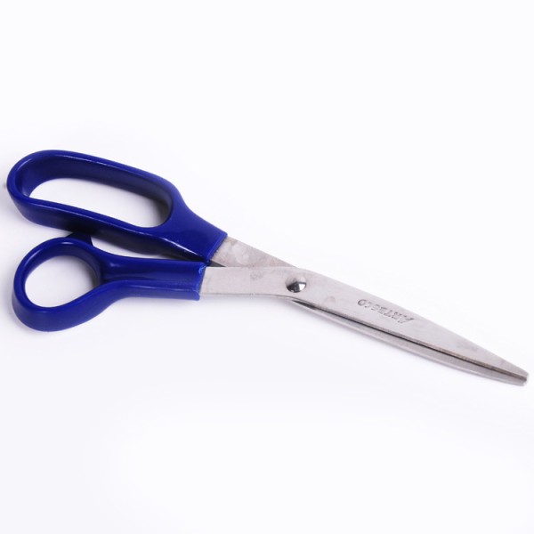 office multipurpose scissors plastic handle and carbon steel scissor