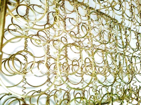 High Strength Gold Plated Wire Mesh Sofa Seat Springs , Rust Proof Spring Seat Bag Unit