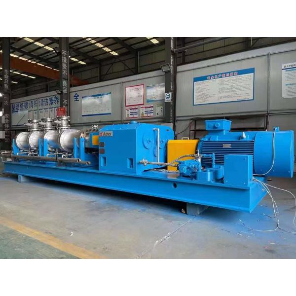 90KW 250mm Twin Screw Extruder Center Distance 186mm