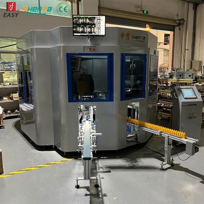 Automatic Servo Screen Printing Hot Stamping Machine 3 Colors For Cosmetics Flacons