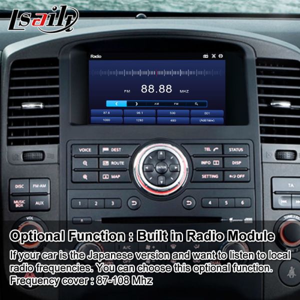 Lsailt Android Screen Car Multimedia Display for Nissan Pathfinder R51 Navara D40 2008-2013