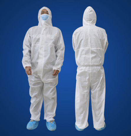 Personal Safety Disposable Protective Suit Infection Control For Lab / Pharmaceutical