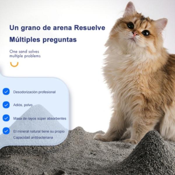 Fast Agglomerating Mineral Cat Litter Natural Sodium Based Ore Litter