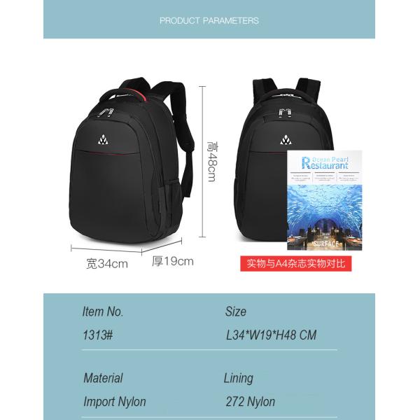 Xl Anti Theft Waterproof Laptop Backpack For 1 Week Trip 3 Day 5 Day 34x19x48CM