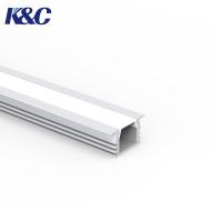 Perfiles de aluminio de alta pureza LED con bordes decorativos incorporados