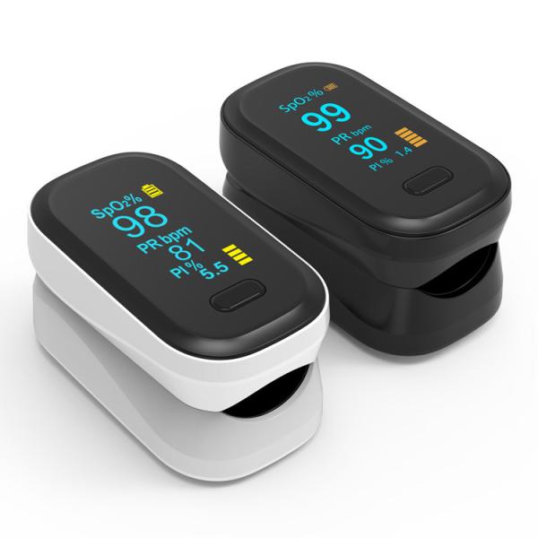 AAA Batteries Powered Smart Oximetro Fingertip Pulse Oximeter