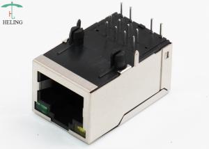 Surge Projection RJ45 100Base T , 100M 1 x 1 RJ45 Connector With Magnetics