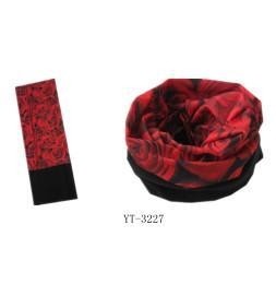 Beautiful Design Scarf with Fleece Part for Winter Wearing (YT-3227)