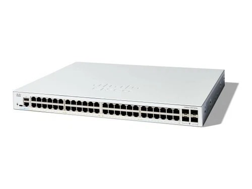 Catalyst C1200-48T-4G 48-Port Gigabit Managed Ethernet Switch with 176 Gbps Capacity and 10/100/1000Mbps Speed