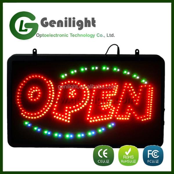 Rectangle LED NAILS SIGN Make Your Nail Display Shine with Our Motion Flashing Design
