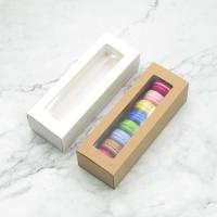 Caixa de empacotamento reciclada do papel de embalagem da porcelana do cartão com a janela clara da tampa