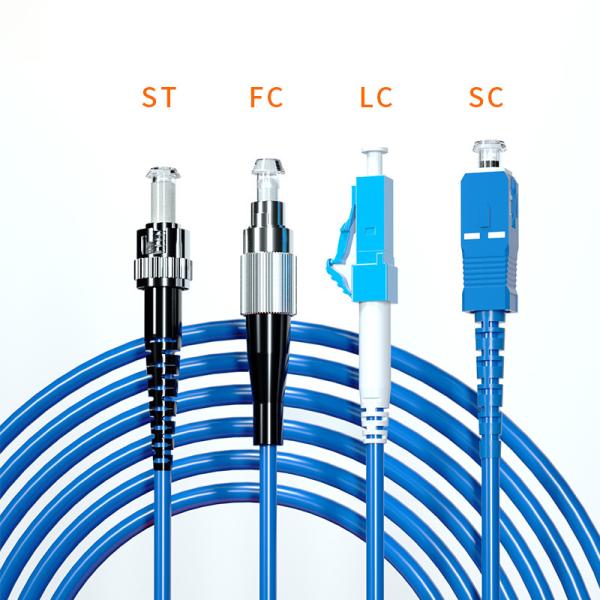 Single Mode 9/125 G652D Simplex SC/UPC-LC/UPC Armored Fiber Optic Patch Cord for Signal Transfer
