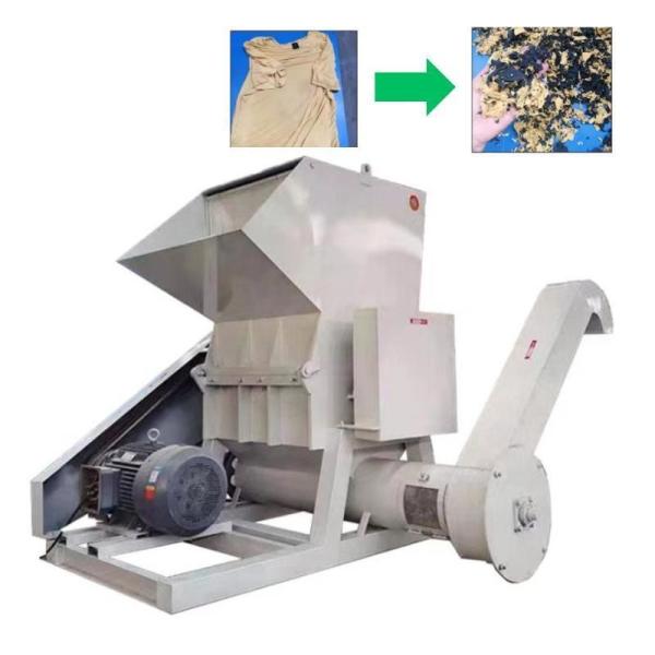 Knife Roll Textile Woven Bag Polyester Fabric Shredder Yarn Waste Nylon Crusher Machine