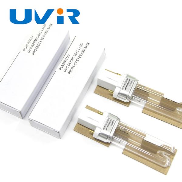 G23 7W UV Germicidal Lamp Quartz Glass 47V Sterilization