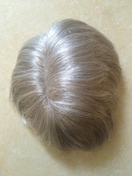 Perruques en cheveux naturels pour hommes personnalisables - Perruque blonde pour hommes nouée à la main
