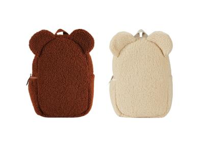 Customized Teddy Children Backpack School Bag 100% Polyester Backpack
