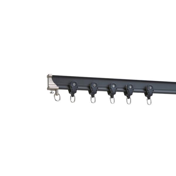 Ceiling Bendable Silent Curtain Track Curved For Shower Room